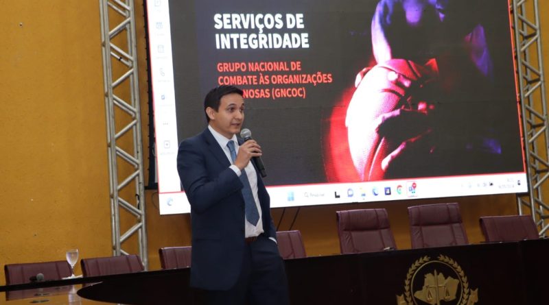 Manipulação de apostas esportiva é tema de palestra durante evento sobre crime organizado em Manaus